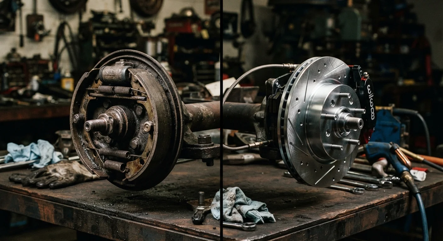 Drum Brakes vs. Disc Brakes on Classic Cars: What Restorers Need to Know