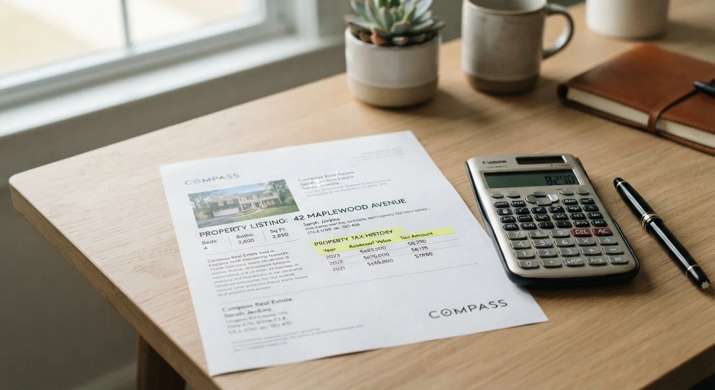 How Property Tax History in a Listing Affects What You'll Actually Pay