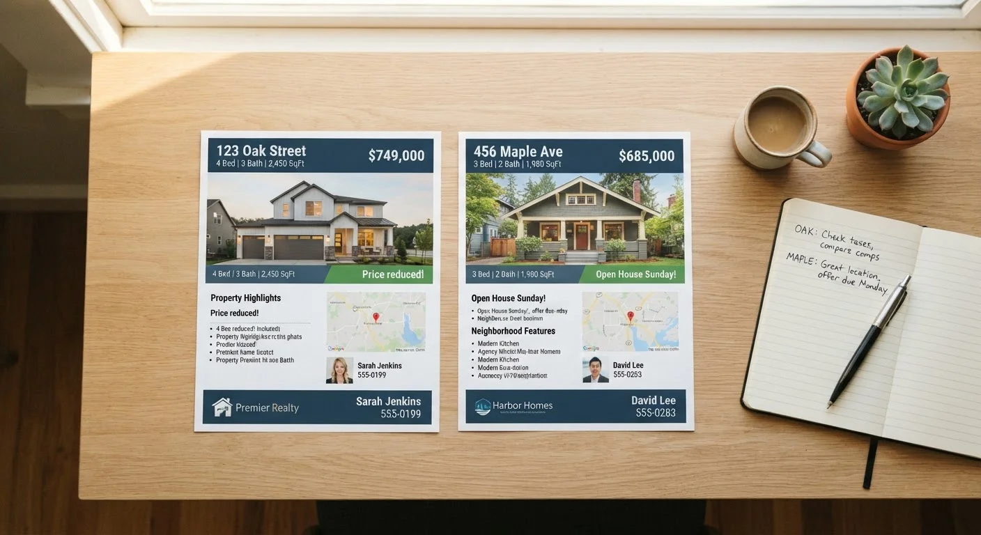 How to Compare Two Similar Listings Side by Side