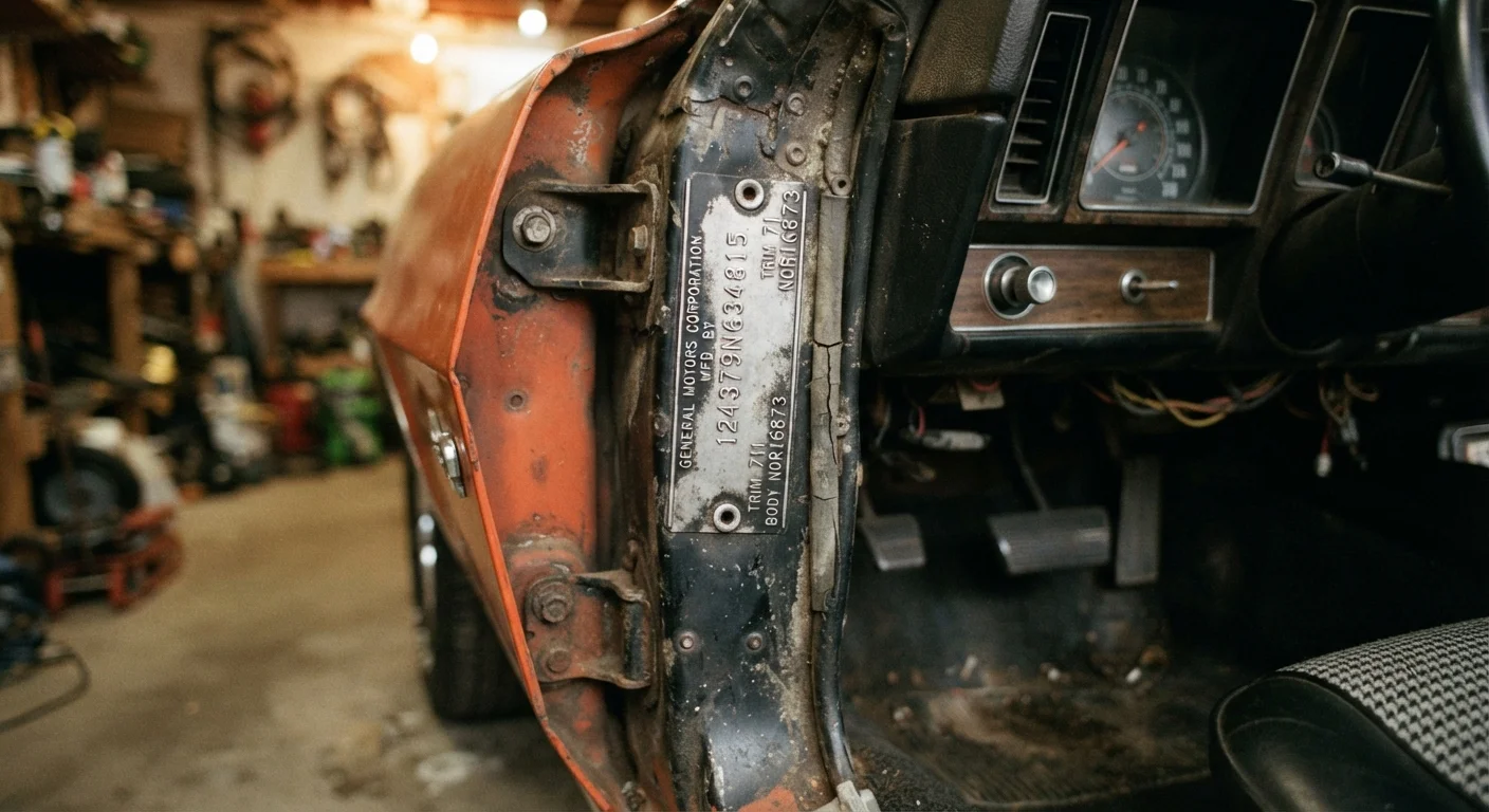 How Vehicle Identification Numbers Tell a Classic Car's Life Story