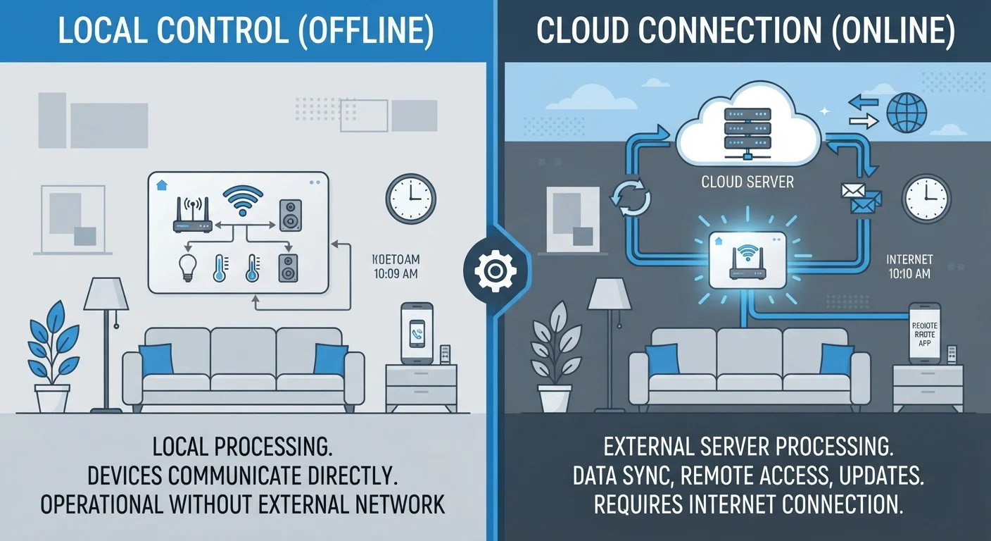 Local Processing vs. Cloud-Dependent Smart Devices