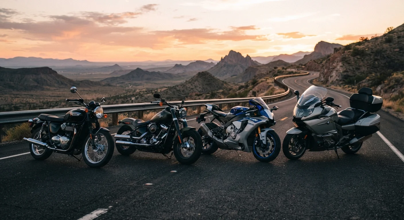 Motorcycle Classes Demystified: Standard, Cruiser, Sport, and Touring