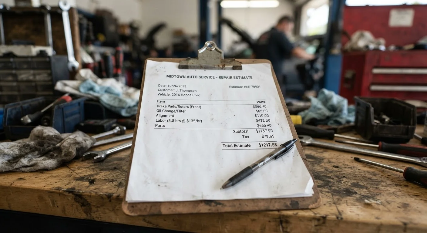 Reading a Repair Estimate Without Getting Lost