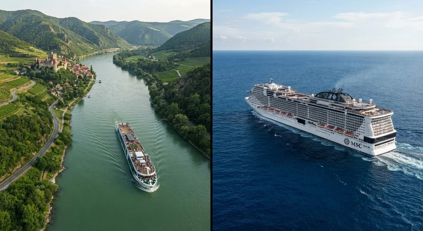 River Cruise vs. Ocean Cruise: Understanding the Real Differences