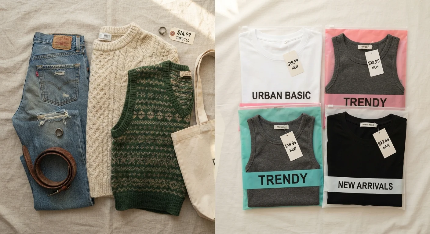 Thrift Store Shopping vs. Fast Fashion: What You're Actually Trading Off